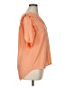 Tommy Hilfiger 100% Polyester Orange Short Sleeve Blouse Size XL - photo 4