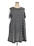 Assorted Brands 100% Polyester Polka Dots Black Casual Dress Size XXL - photo 1