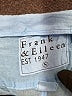Frank & Eileen 100% Cotton Color Block Blue Long Sleeve Blouse Size S - photo 6