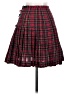 The Kooples Plaid Red Wool Skirt Size Sm (1) - photo 2