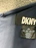 DKNY 100% Polyester Color Block Blue Casual Dress Size 14 - photo 7