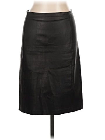 Vince. Leather Skirt (view 1)