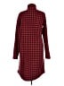 Lands' End 100% Polyester Plaid Red Casual Dress Size M (tall) - photo 2