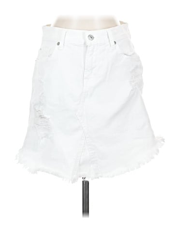 7 For All Mankind Denim Skirt (view 1)