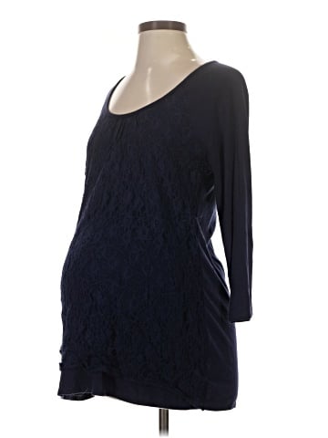 Oh Baby By Motherhood 3/4 Sleeve Top (view 1)