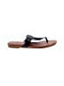 Ugg 100% Leather Black Flip Flops Size 9 - photo 1