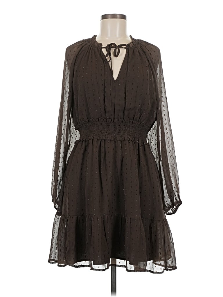 Pre-owned Old Navy Casual Dress In Brown