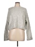 Sincerely Jules Metallic Gray Pullover Sweater Size L - photo 1