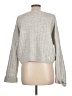 Sincerely Jules Metallic Gray Pullover Sweater Size L - photo 2