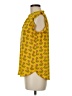 Ann Taylor LOFT 100% Polyester Yellow Sleeveless Blouse Size M (petite) - photo 5