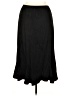 Chic Solid Black Formal Skirt Size XL - photo 2