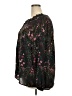 Well Worn Floral Black Long Sleeve Blouse Size XXL - photo 5
