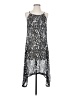 Old Navy 100% Polyester Paisley Silver Cocktail Dress Size S - photo 1