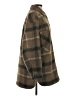 Lucky Brand 100% Polyester Plaid Brown Coat Size S - photo 4