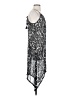 Old Navy 100% Polyester Paisley Silver Cocktail Dress Size S - photo 4