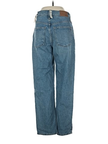 Madewell The Petite Perfect Vintage Straight Jean in Hoye Wash (view 2)