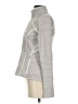 Athleta Metallic Silver Track Jacket Size XS - photo 5