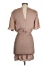 Storia 100% Polyester Tan Cocktail Dress Size S - photo 2