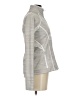 Athleta Metallic Silver Track Jacket Size XS - photo 4