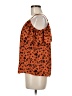 Pleione 100% Polyester Floral Orange Sleeveless Blouse Size M - photo 5