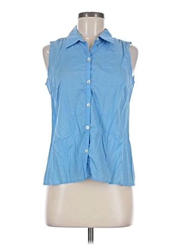 Liz Claiborne Sleeveless Button-Down Shirt (view 1)