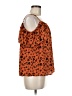 Pleione 100% Polyester Floral Orange Sleeveless Blouse Size M - photo 4