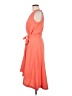 DKNY 100% Polyester Orange Casual Dress Size 6 - photo 5