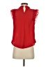 Mine 100% Polyester Red Sleeveless Blouse Size S - photo 2