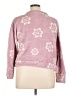 Hippie Rose 100% Polyester Floral Pink Pullover Sweater Size XL - photo 2