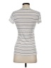 Vince. Stripes Ivory Short Sleeve Turtleneck Size S - photo 2