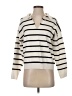 Fashion Stripes Ivory Pullover Sweater Size S - photo 1