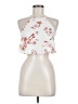 Socialite White Sleeveless Blouse Size M - photo 1