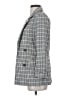 Love Tree 100% Rayon Checkered-gingham Gray Blazer Size S - photo 5