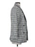 Love Tree 100% Rayon Checkered-gingham Gray Blazer Size S - photo 4