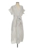 Max Studio Stripes Gray Casual Dress Size XS - photo 1
