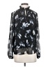 Anne Klein 100% Polyester Black Long Sleeve Blouse Size S - photo 1