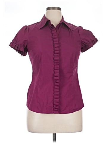INC International Concepts Short Sleeve Blouse (view 1)