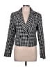Maison d' Amelie 100% Polyester Houndstooth Gray Blazer Size 10 - photo 1