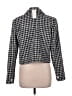 Maison d' Amelie 100% Polyester Houndstooth Gray Blazer Size 10 - photo 2