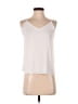 Naked Zebra 100% Polyester Ivory Sleeveless Top Size S - photo 1