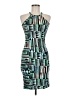 Love Graphic Teal Cocktail Dress Size M - photo 1