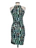 Love Graphic Teal Cocktail Dress Size M - photo 2
