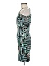 Love Graphic Teal Cocktail Dress Size M - photo 5
