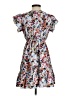 Shein 100% Polyester Print Blue Cocktail Dress Size 2 - photo 2