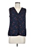 Monk & Lou 100% Polyester Blue Sleeveless Blouse Size M - photo 1