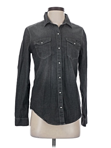 CALVIN KLEIN JEANS Long Sleeve Button-Down Shirt (view 1)