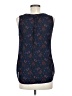 Monk & Lou 100% Polyester Blue Sleeveless Blouse Size M - photo 2