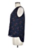 Monk & Lou 100% Polyester Blue Sleeveless Blouse Size M - photo 5