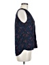 Monk & Lou 100% Polyester Blue Sleeveless Blouse Size M - photo 4