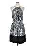 Express 100% Polyester Animal Print Gray Cocktail Dress Size M - photo 1